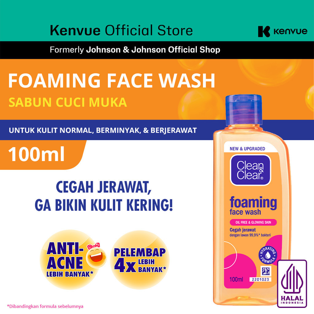  Johnson & Johnson Clean & Clear® Foaming Face Wash