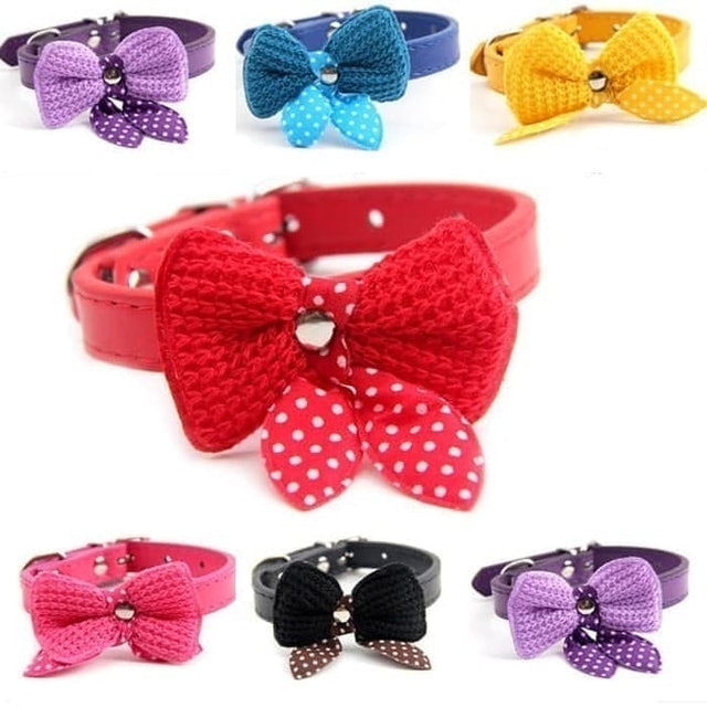  Kalung Anjing Kucing Pita Mini