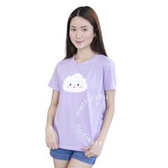 Kaos Wanita Oversize Katun - LILAC EDITION