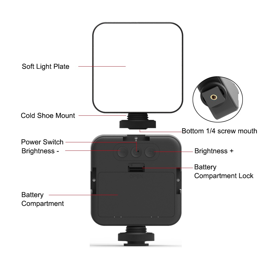 Lampu Studio Foto Vlog Smartphone  2