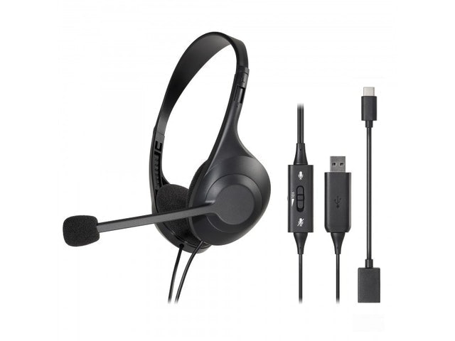 Dual-Earpiece Anti-Microbial Headset 2