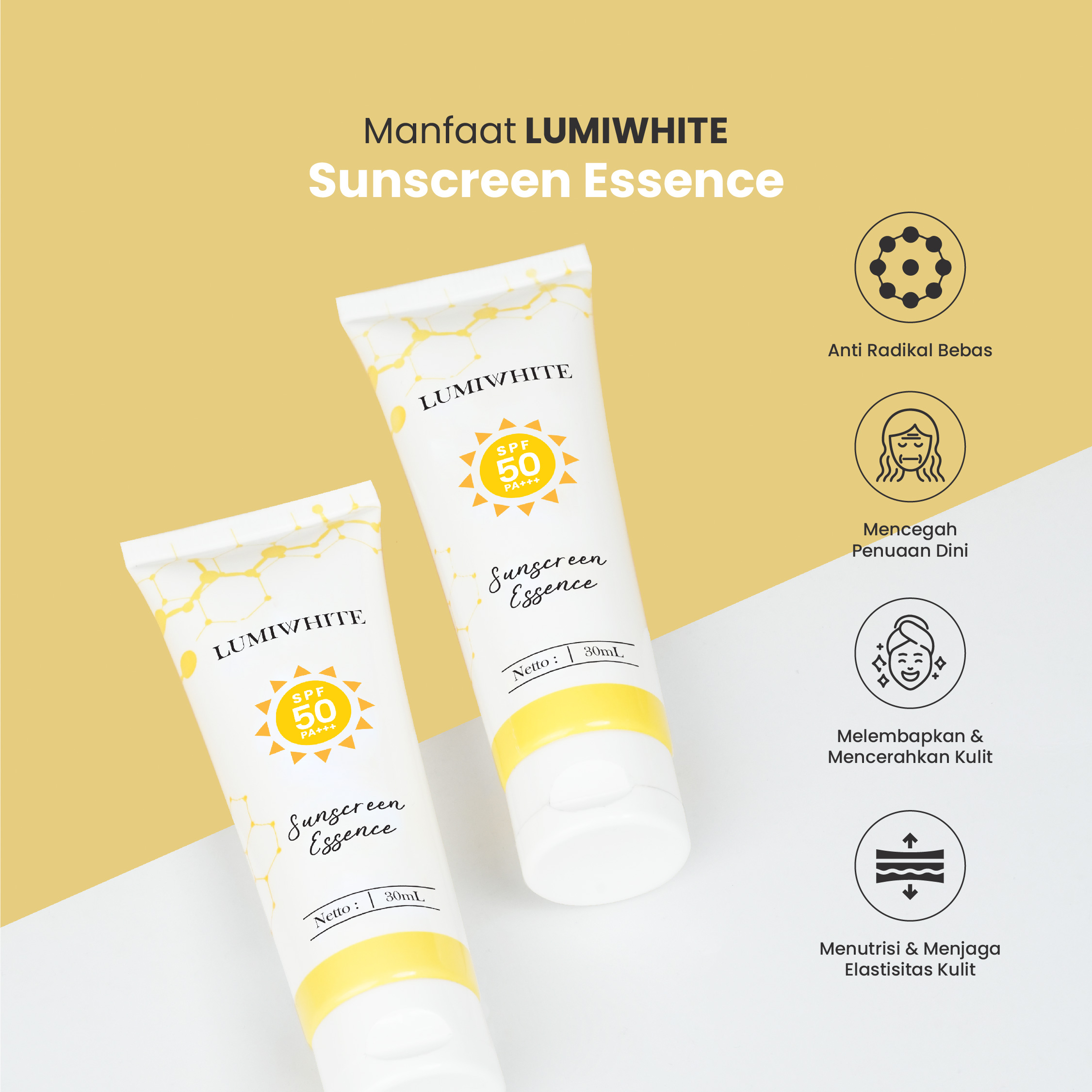 LUMIWHITE Sunscreen Essence SPF 50 PA+++ 3