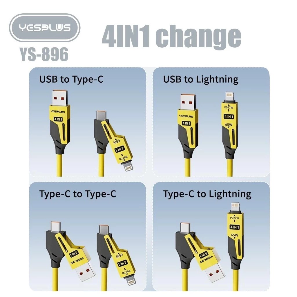 YESPLUS Kabel Data Spring 4in1 YS-896