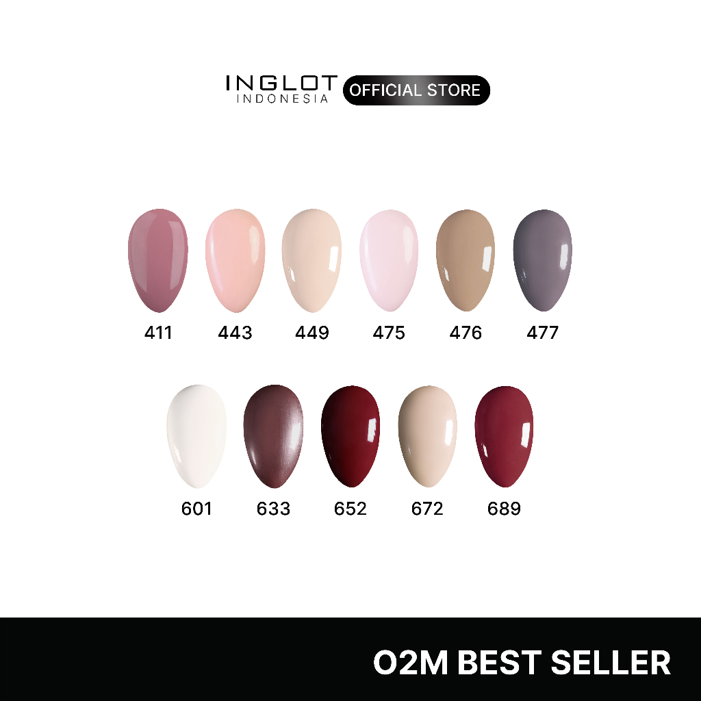 O2M Breathable Nail Enamel Soft Matte 2