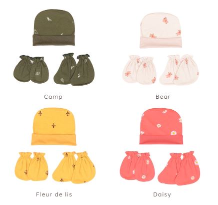 AARDE Series Topi Sarung Tangan Kaki Anak Bayi Newborn 5