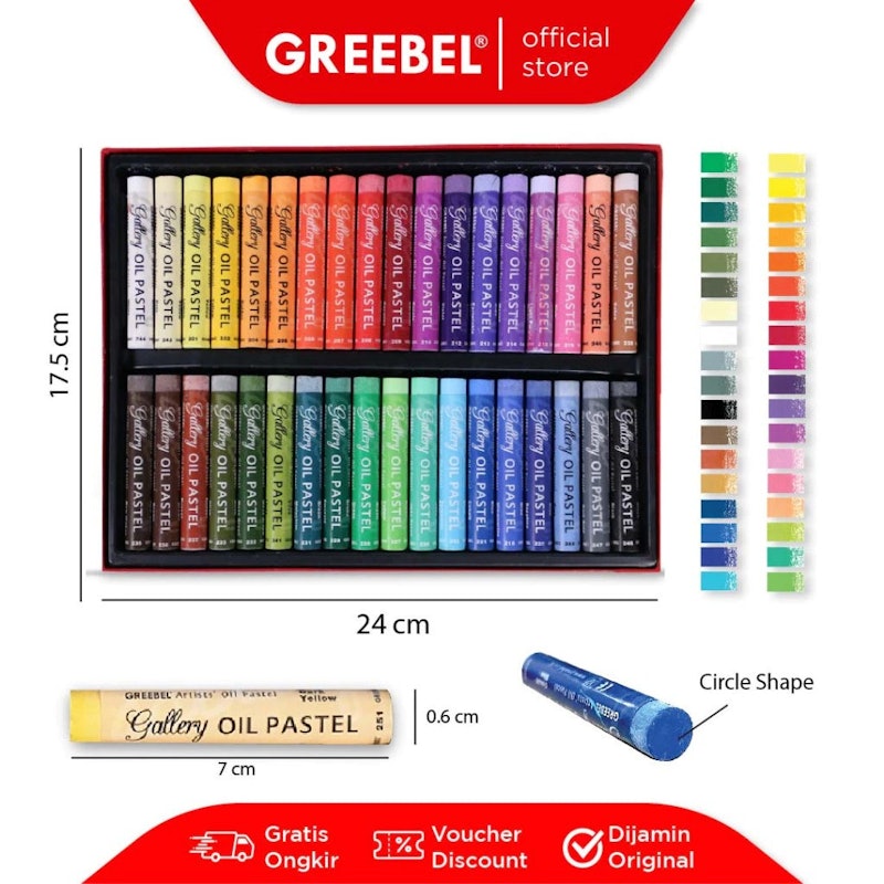 GREEBEL Artist Oil Pastels 4