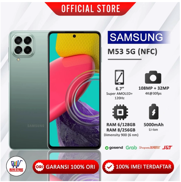 Samsung Electronics Samsung Galaxy M53 5G 8/256GB