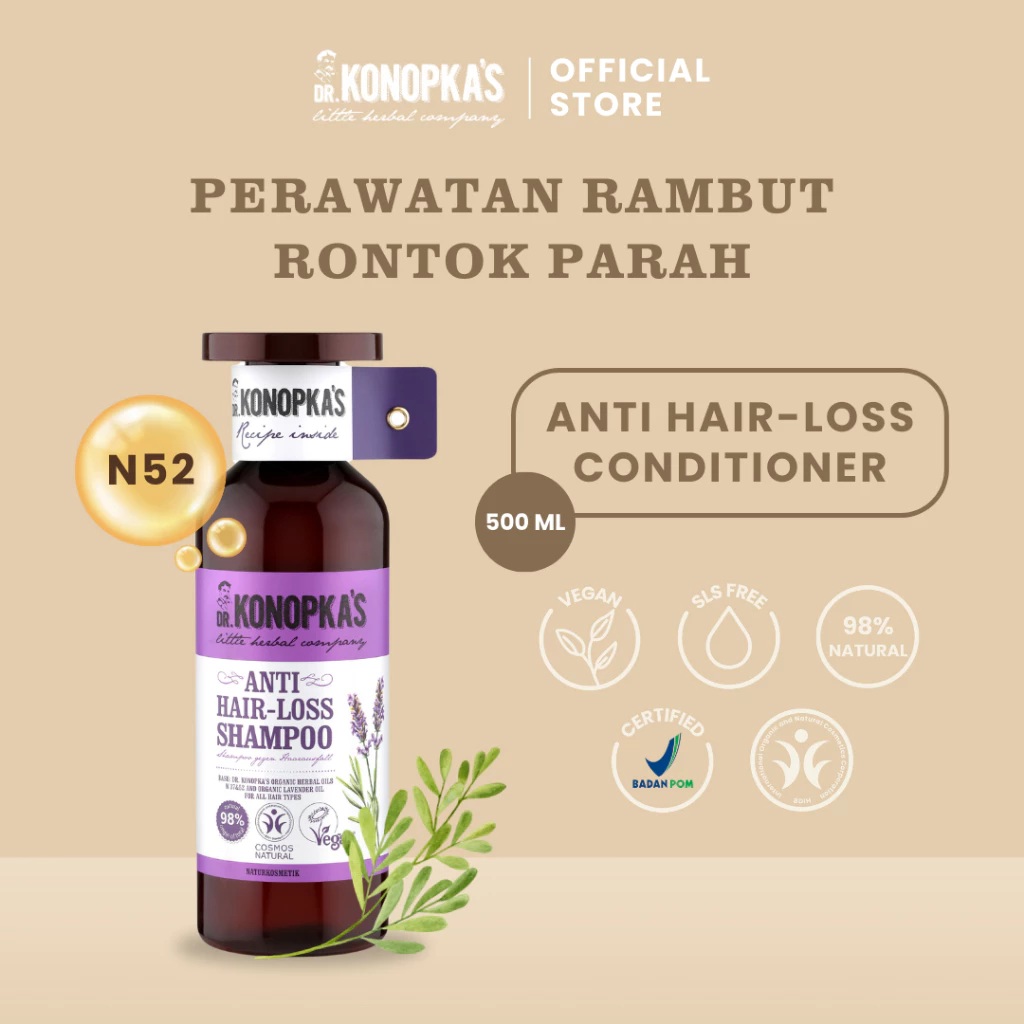 Eurobio Lab Dr. Konopka’s Anti Hair-Loss Shampoo 