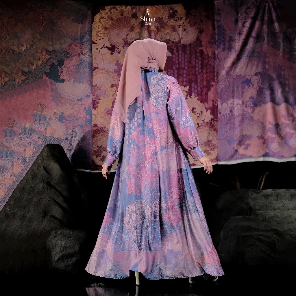 Shirin Zein Indonesia Shirin Zein Gamis Etnik Motif Batik Lasem Series