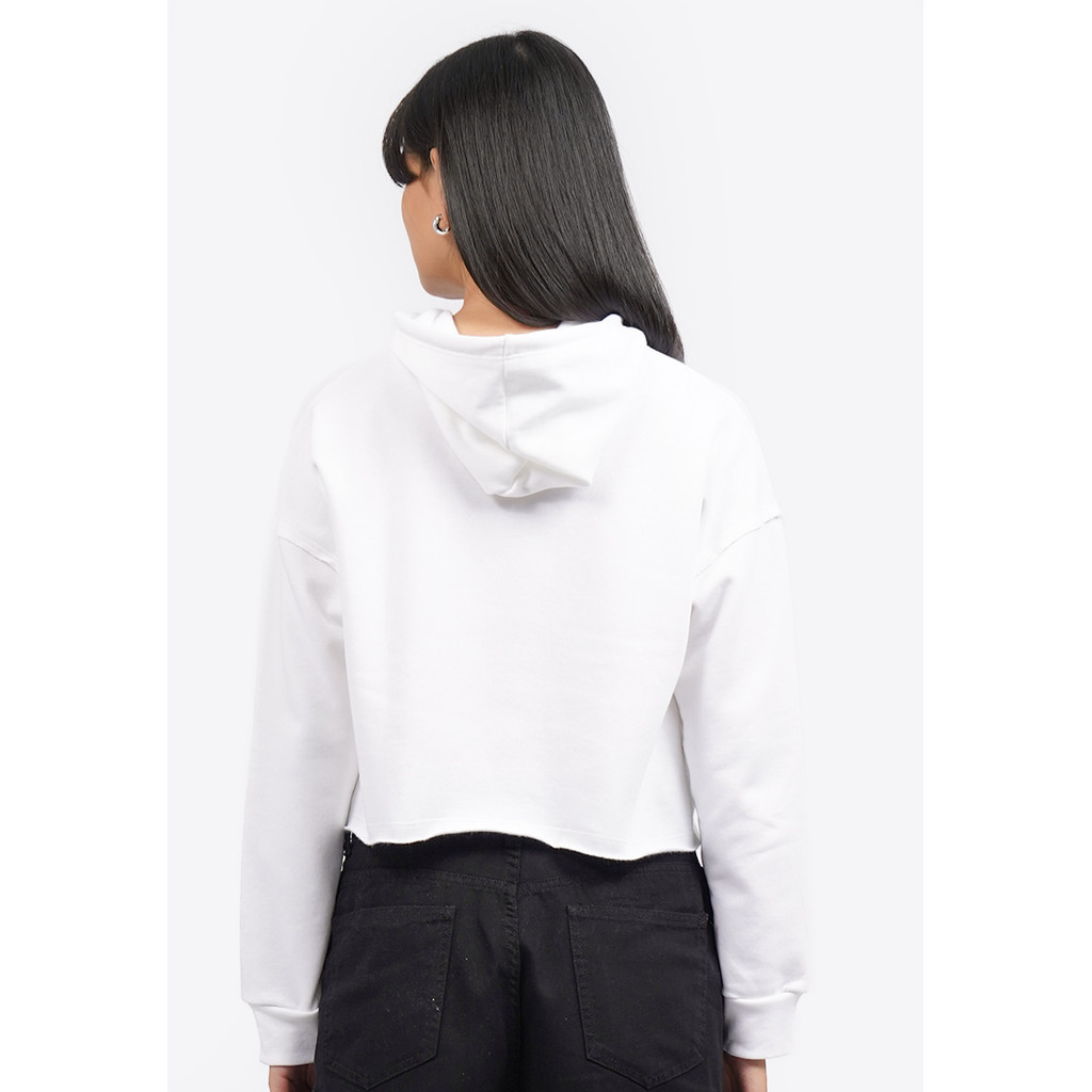 Delamibrands Kharisma Busana COLORBOX Graohic Crop Hoodie Jacket Off White