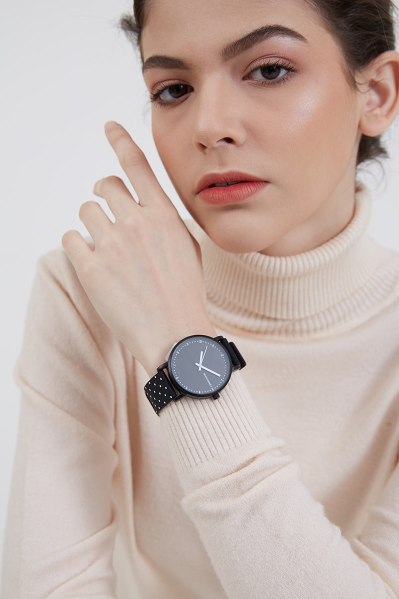 Berrybenka Sofia Jennie Polkadot Black