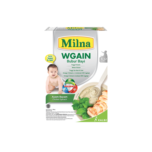 Milna WGAIN Bubur Bayi Ayam Bayam