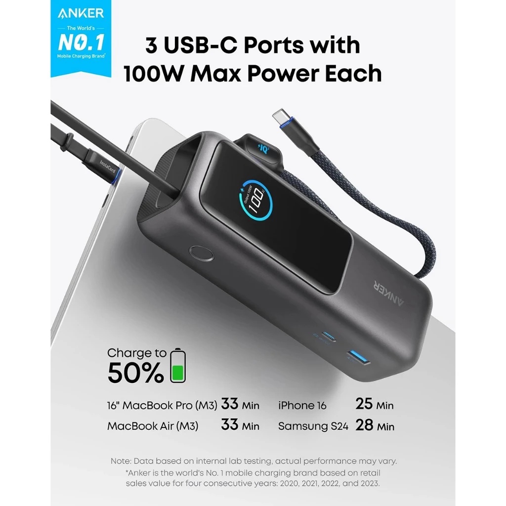 Anker Innovations Anker Laptop Power Bank 25.000 mAh A1695