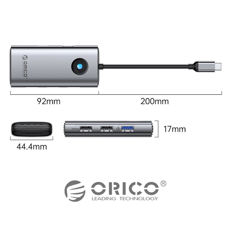 ORICO Type-C 6-in-1 5Gbps Multifunction Docking Station 4
