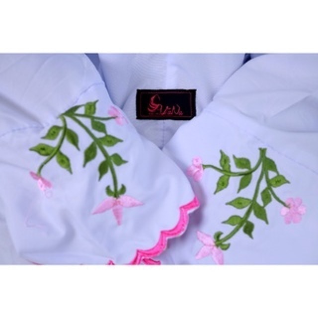  Ani'Ana Mukena Terusan Polino Santri Bordir Bunga Mukenah Lajuran