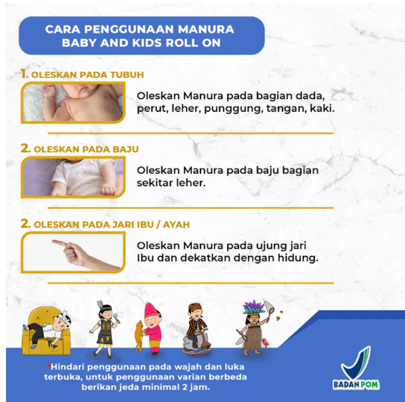 Manura Baby and Kids Hii Dips Essential Oil Roll On 3
