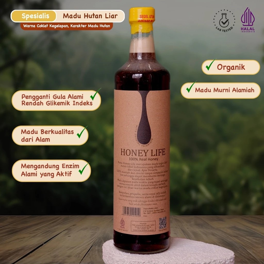  Honey Life Raw Wild Forest Honey