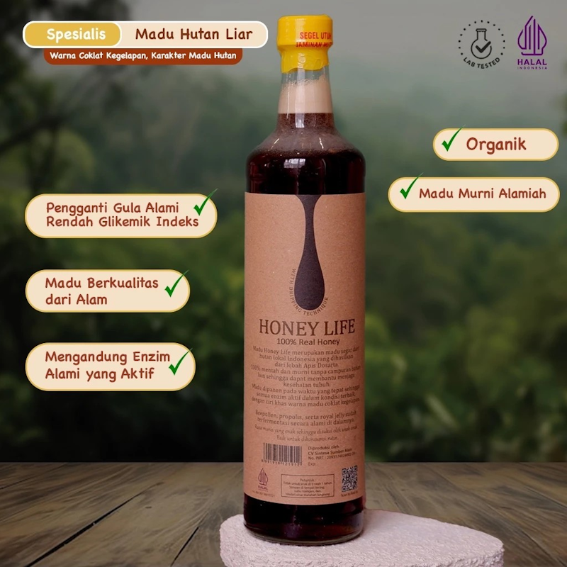 Honey Life Raw Wild Forest Honey 5