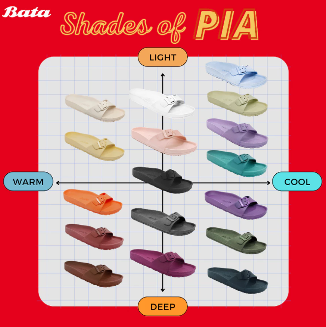 Sepatu Bata BATA Pia Sandal Slide Karet