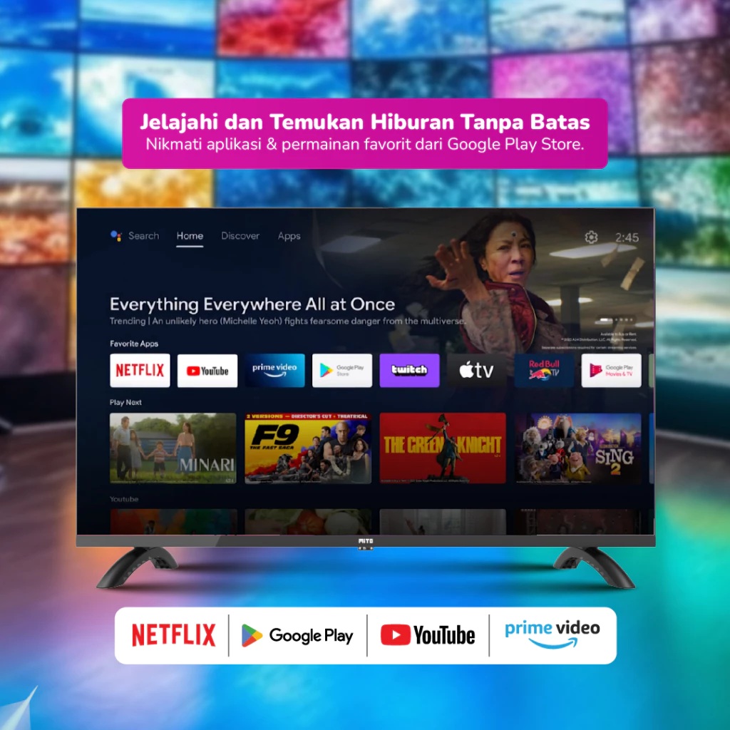 Maju Express Indonesia MITO Android TV 43 inch 4388