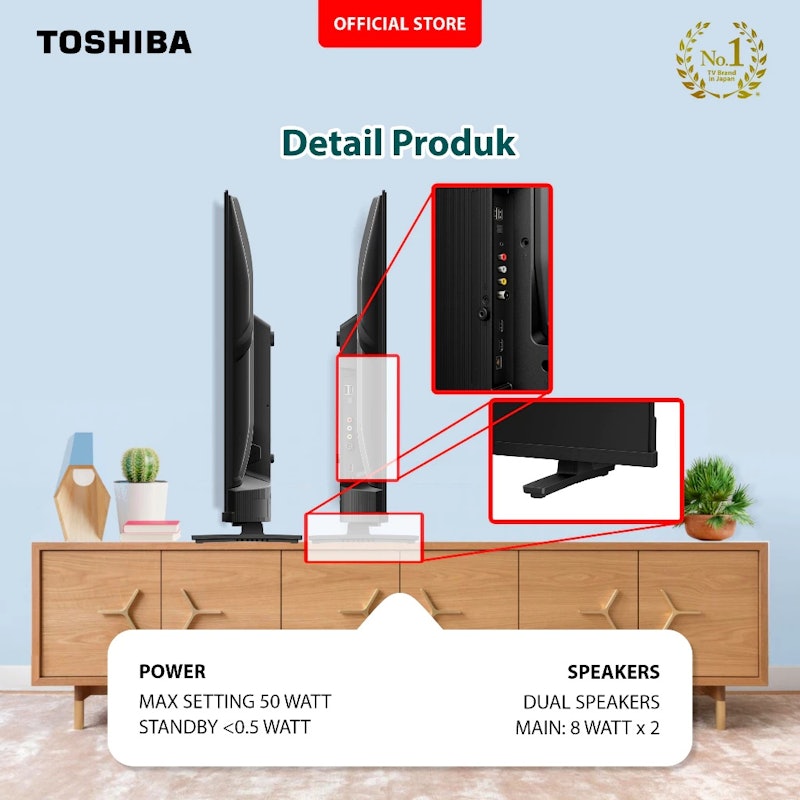 Toshiba TV 32" HD Android TV 4