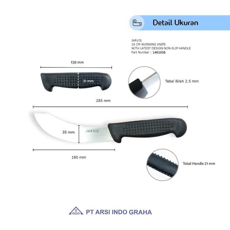 JARVIS 16 cm Skinning Knife 3