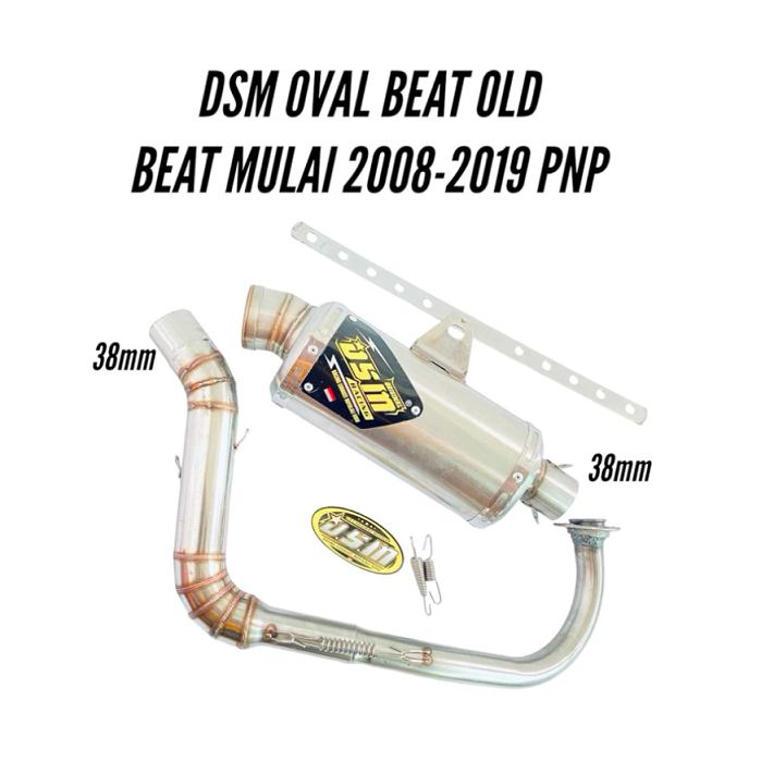  DSM Knalpot Oval 20  D38