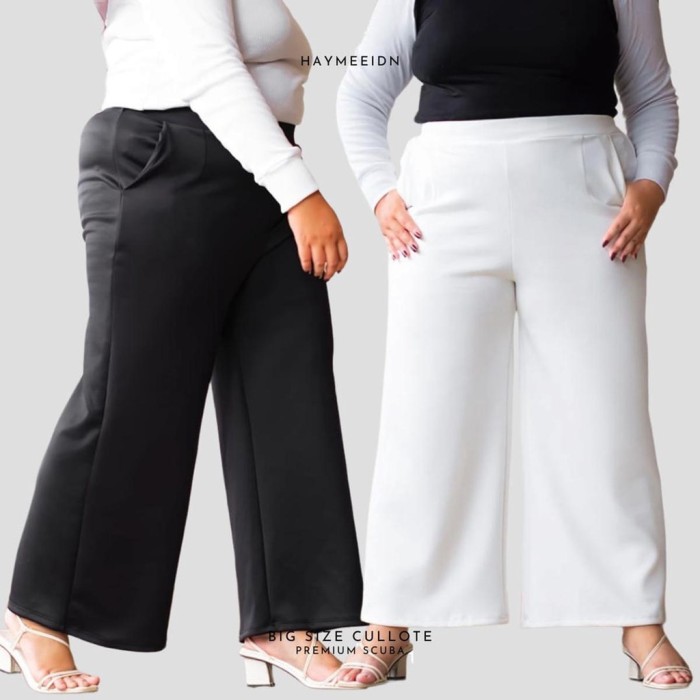 Celana Kulot Scuba Bigsize 5