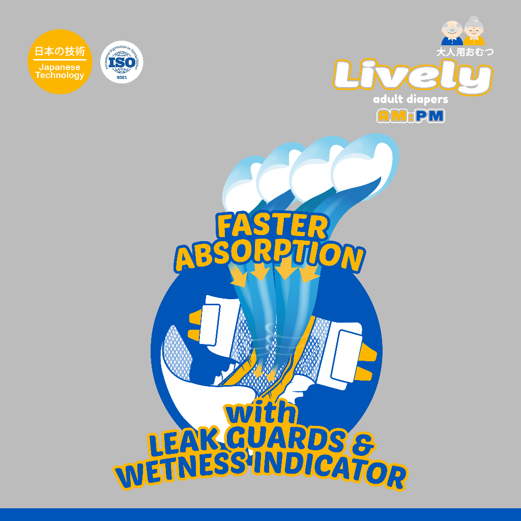 Aman Indah Makmur Lively Day Night Adult Diapers