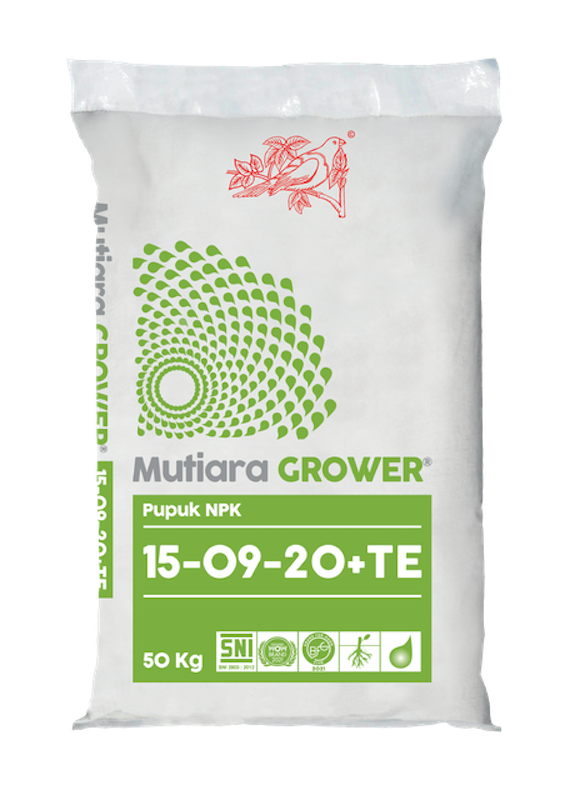 Mutiara Grower Pupuk NPK 15-09-20+TE 1