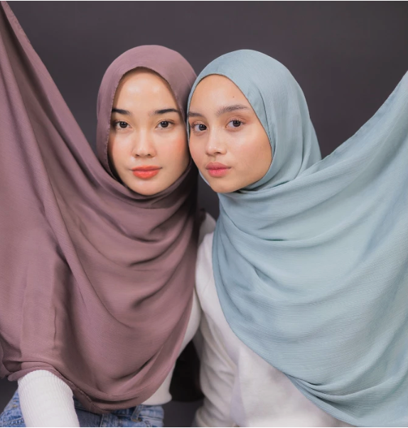 Tiebymin  Tiebymin Fuschia Luxury Silk Pashmina