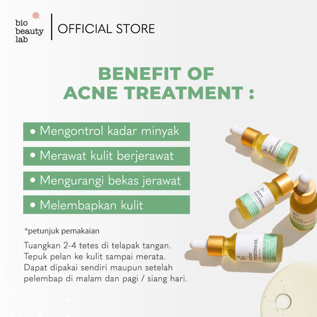 Sinar Alfa Omega Bio Beauty Lab Acne Treatment Facial Oil Serum