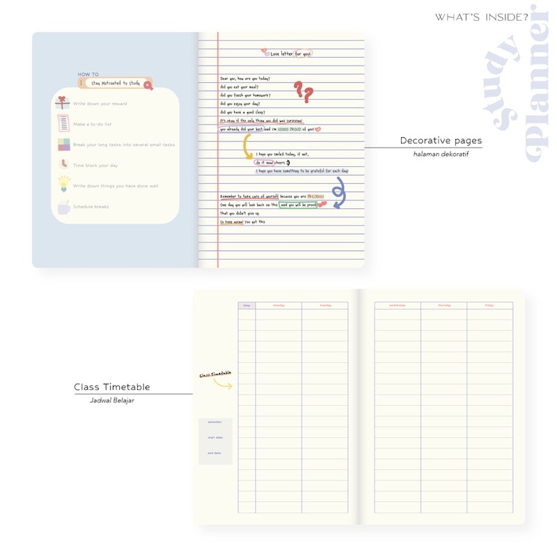 Study Planner Notebook 2