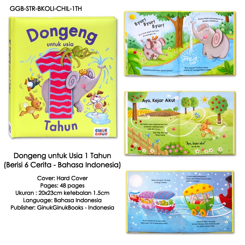 GinukGinuk Books Indonesia Dongeng untuk Usia 1 Tahun