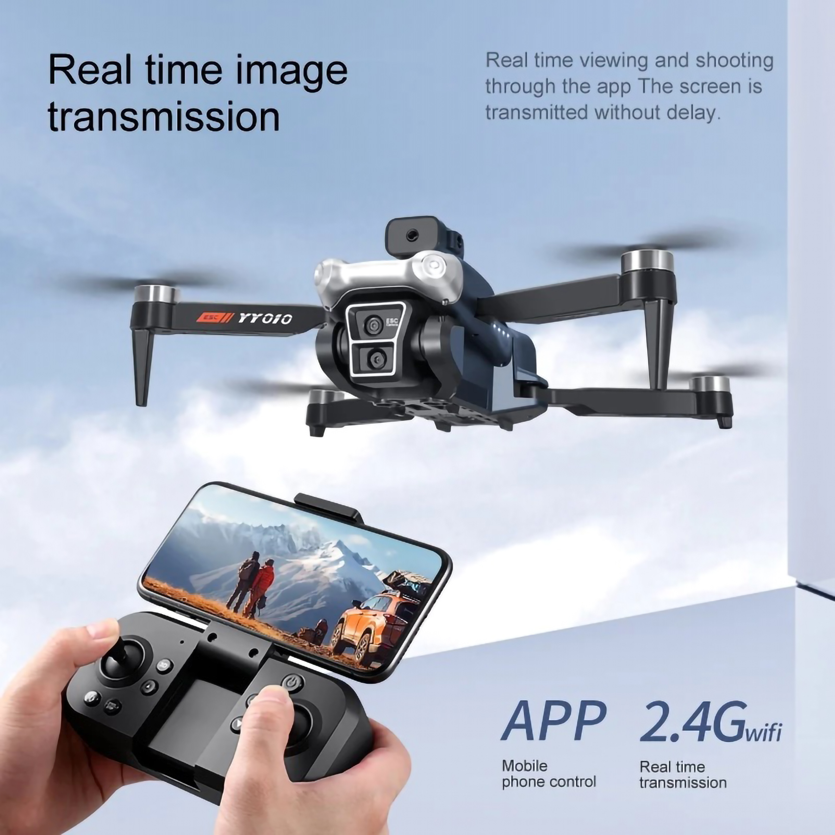 HELIK Drone 4K HD Dual Camera 2