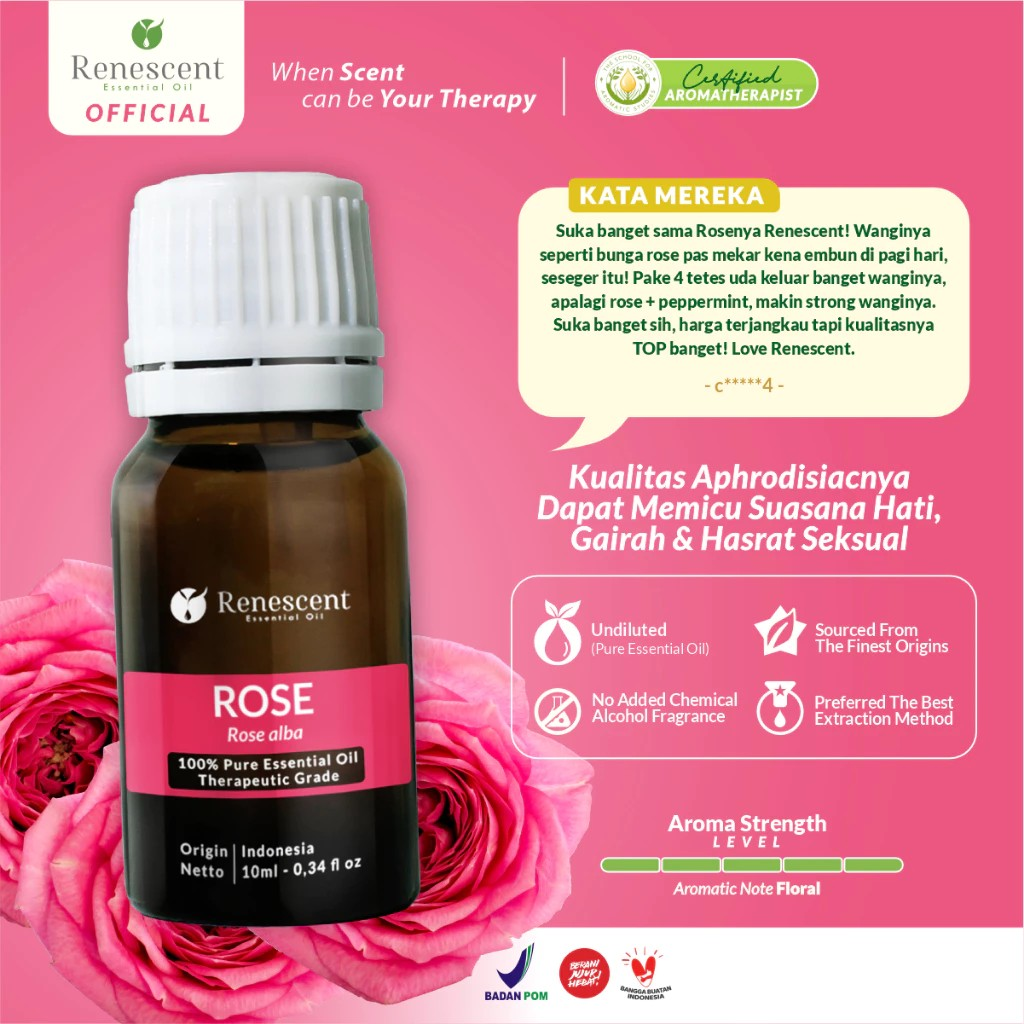  Renescent Rose Pure Essential Oil 