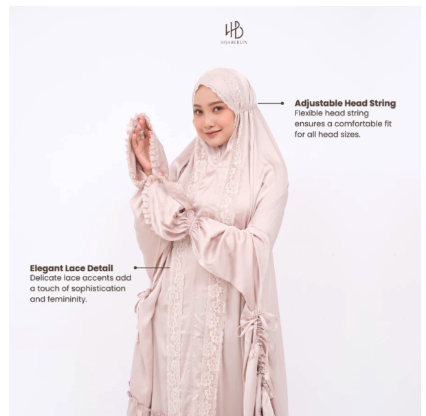 Kreasi Mode International  Hijaberlin Asma Prayer Dress
