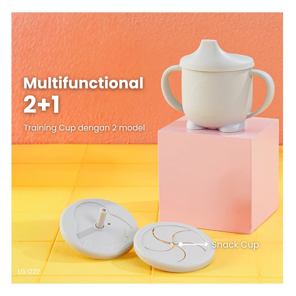 Ligient Little Giant 3 in 1 Penguin Silicone Training Cup