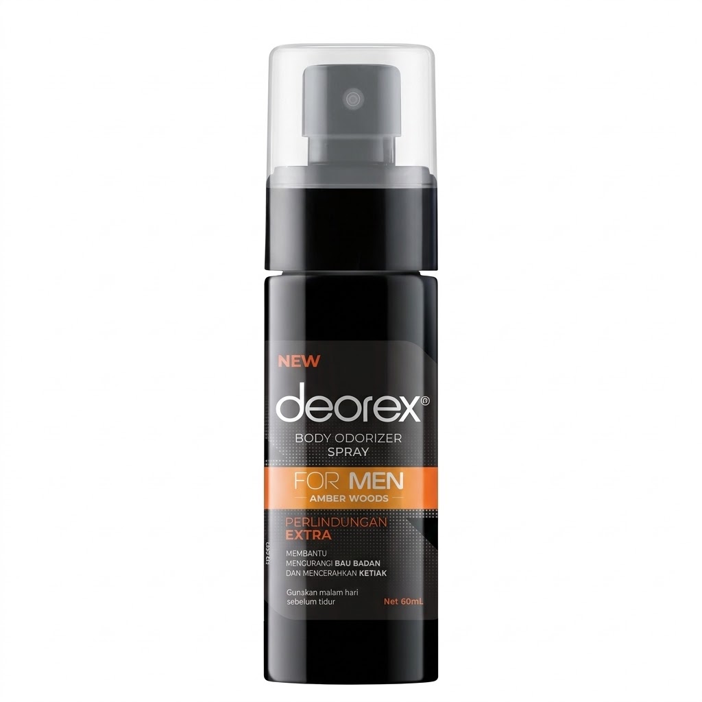 Deorex Body Odorizer Spray for Men Amber Woods 1