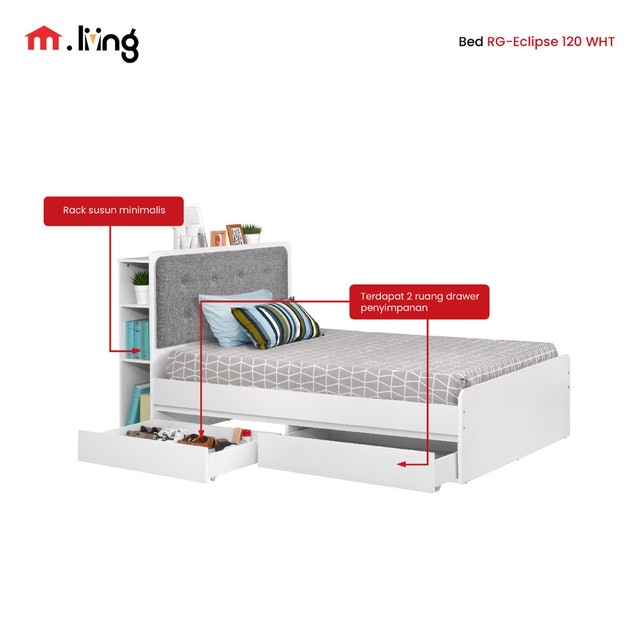 M.Living Ranjang Tunggal Eclipse 2
