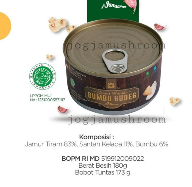 Jejamuran Jamur Masak Bumbu Gudeg