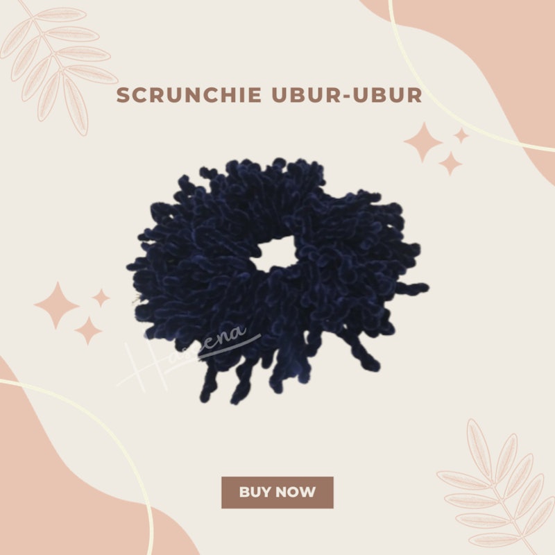 Haseena Scrunchie Ubur-ubur Jumbo 3