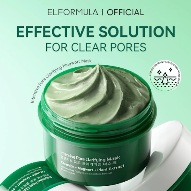 ELFORMULA Intensive Pore Clarifying Mugwort Mask 2