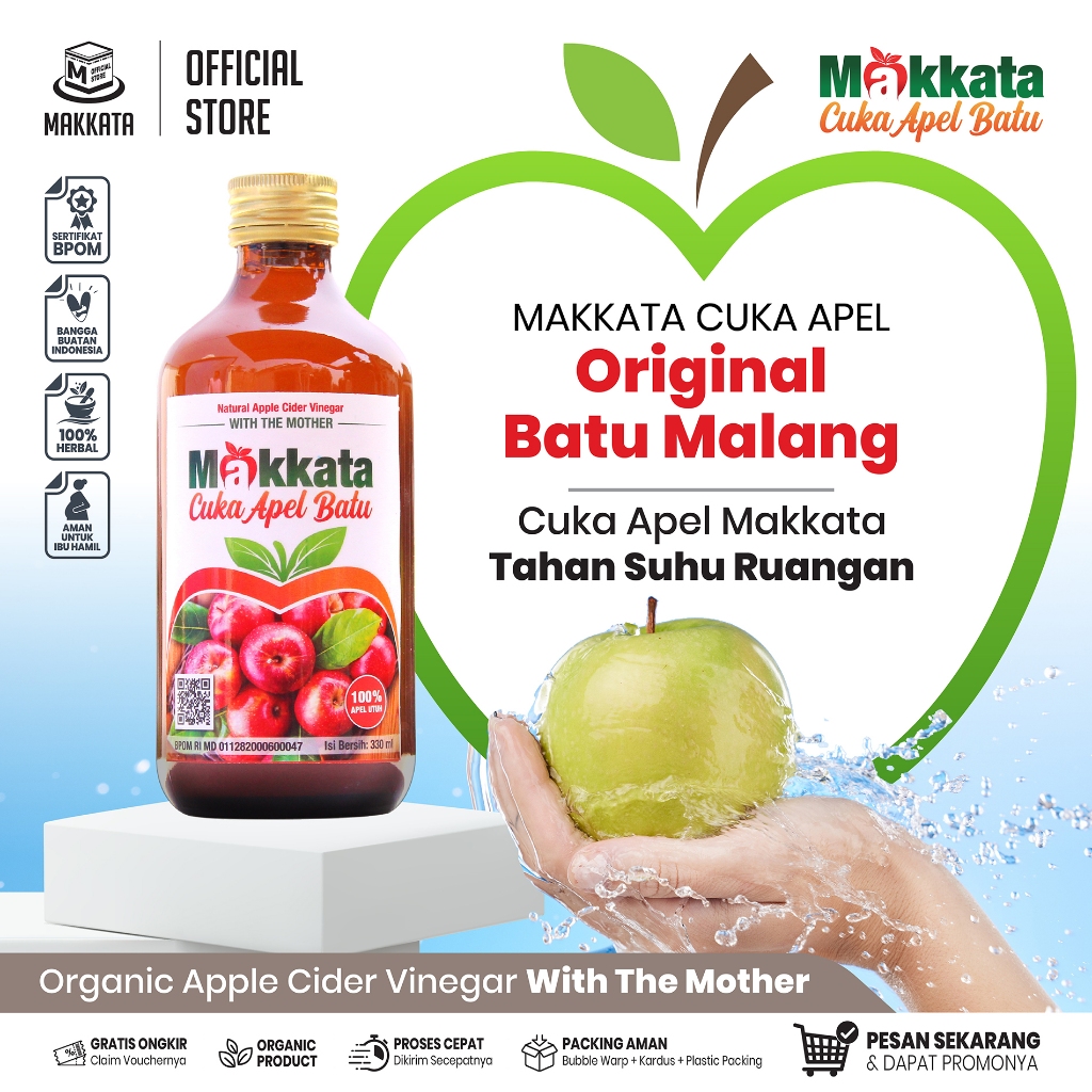 Makkata Cuka Apel Original Batu Malang