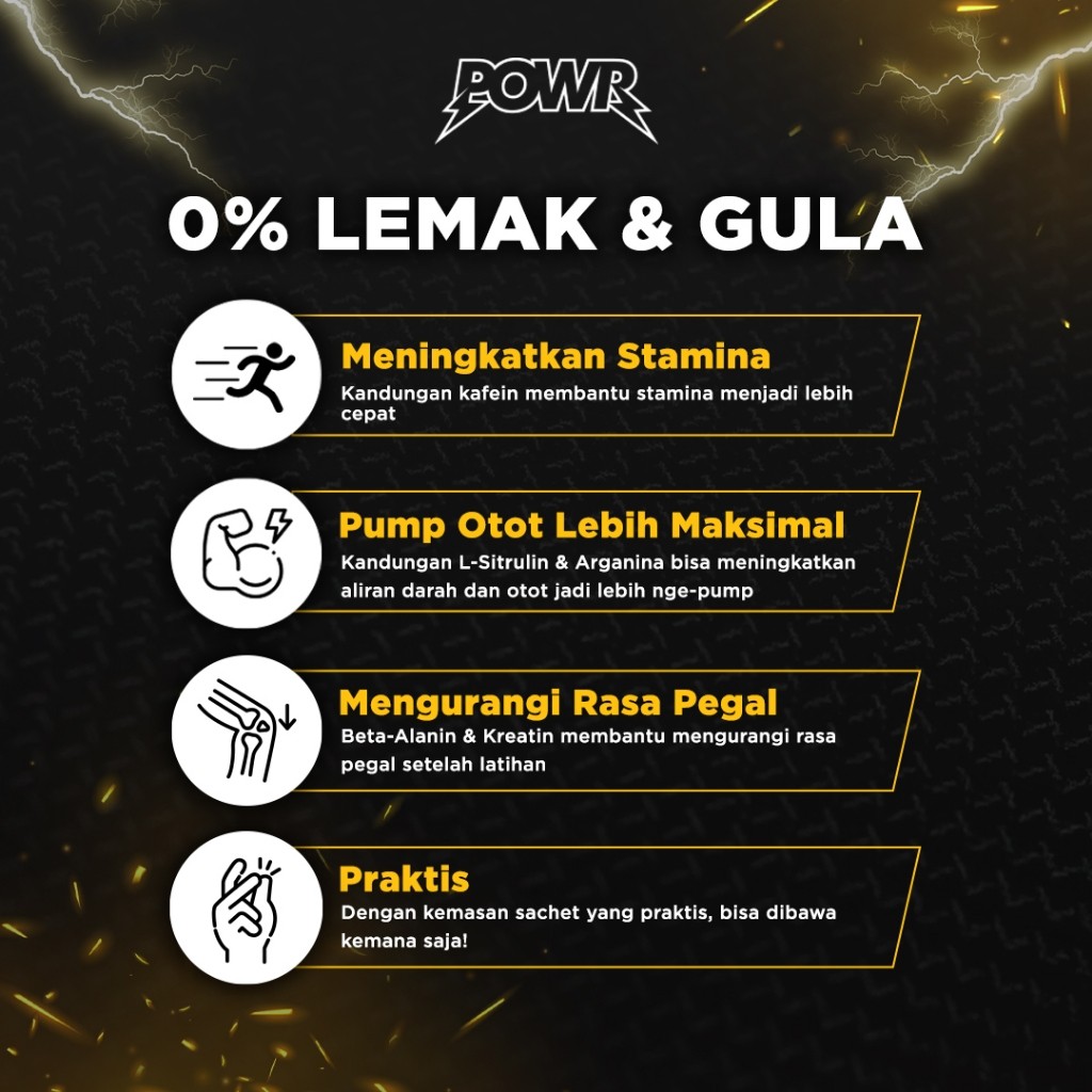 FITlife Nutrition Indonesia FITlife POWR Lemon