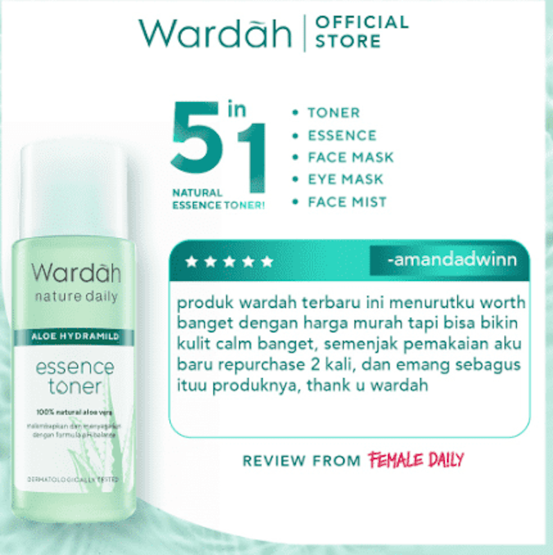 Nature Daily Hydramild Toner Essense 4