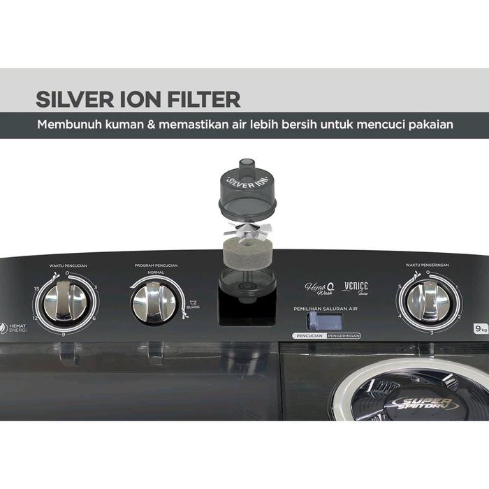 Sanken Argadwija Sanken Mesin Cuci 2 Tabung  TW-882NP