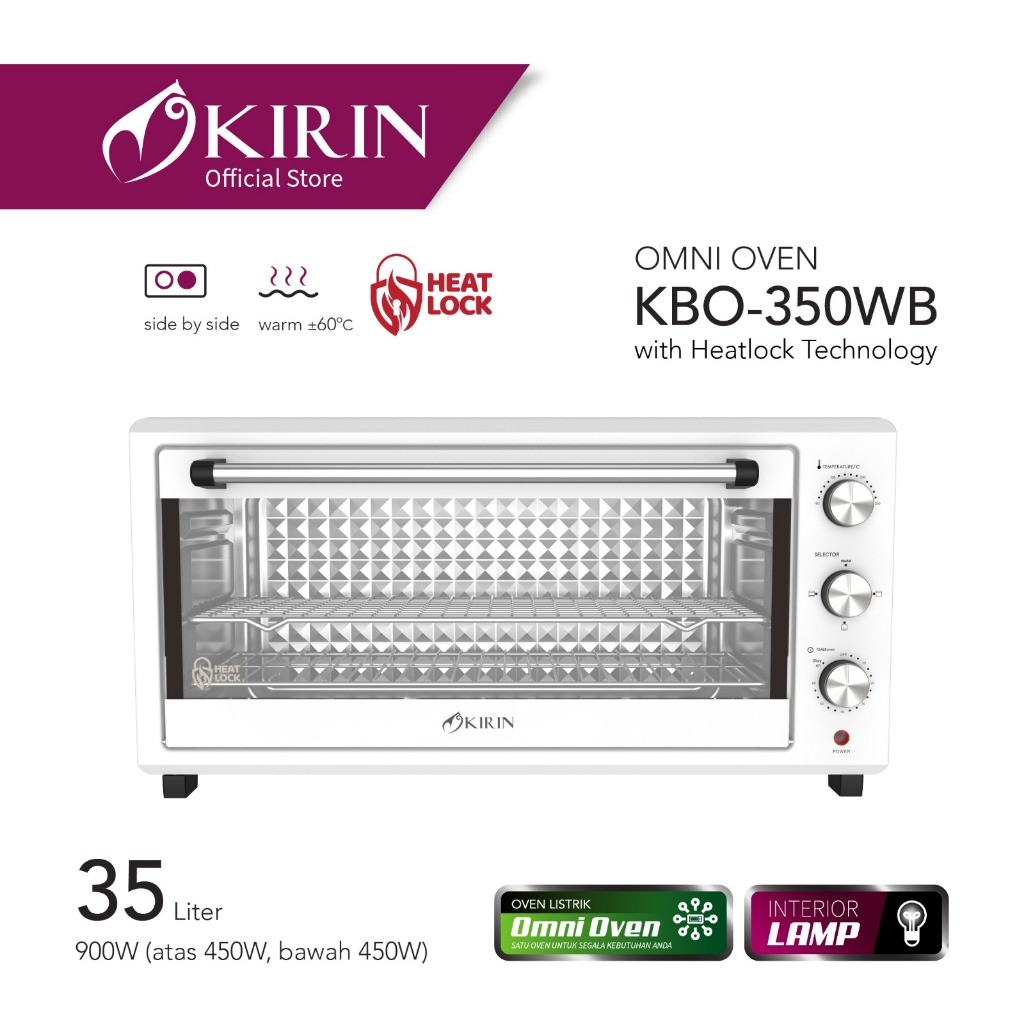 Kirin Griya Indotama Kirin Omni Oven with Heatlock Technology KBO-350WB