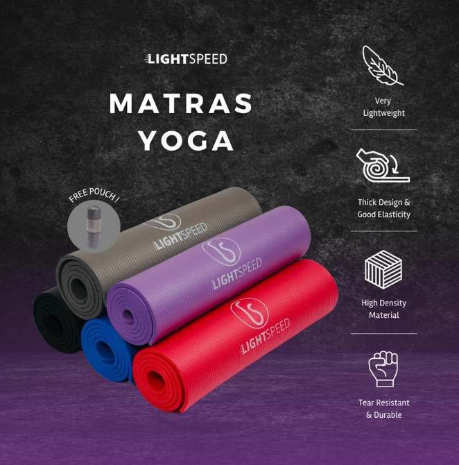  Lightspeed Matras Yoga NBR 10 mm