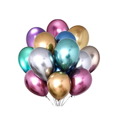 Balon Latex Chrome Double Metalik 12 Inch